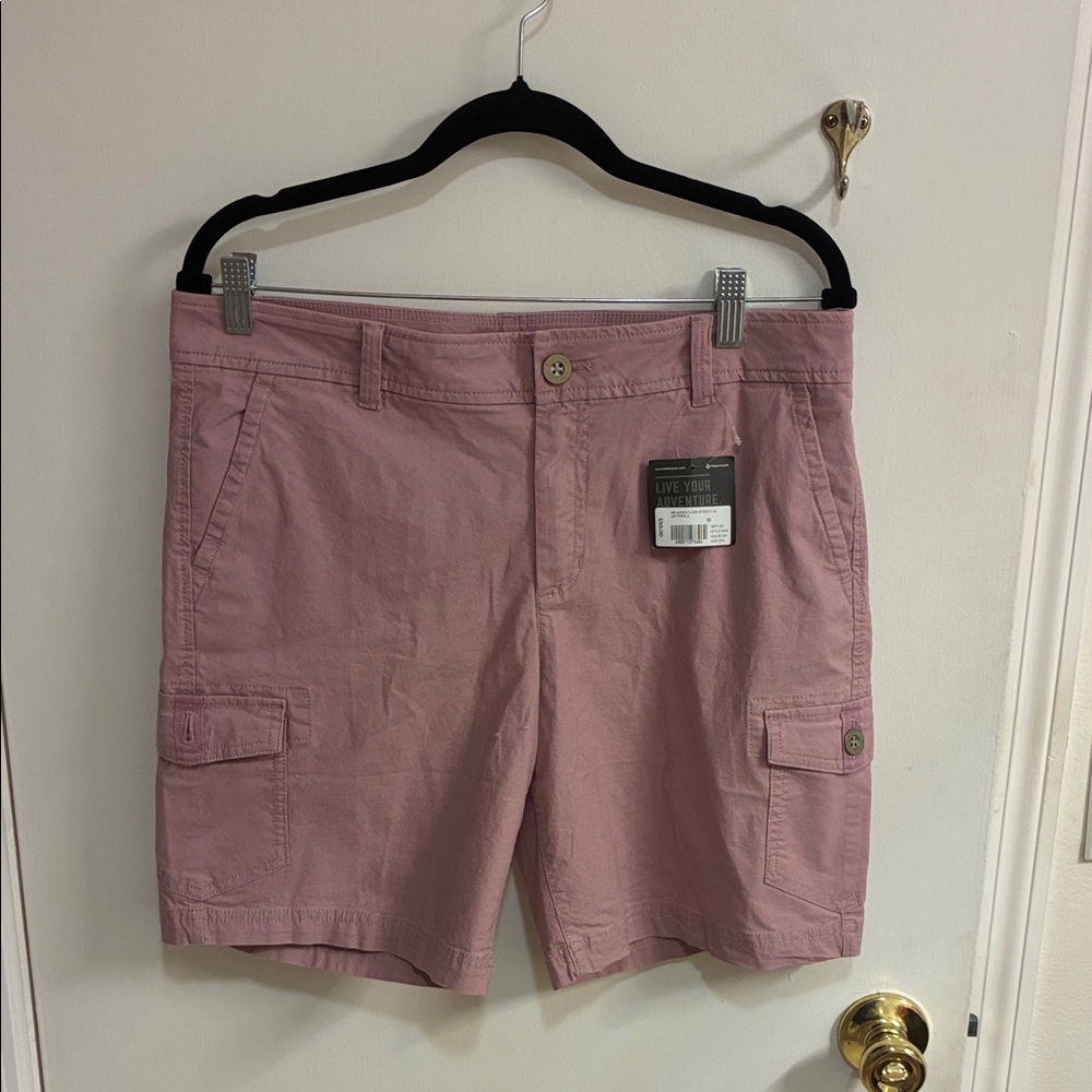Women’s Pink Cargo Shorts -
